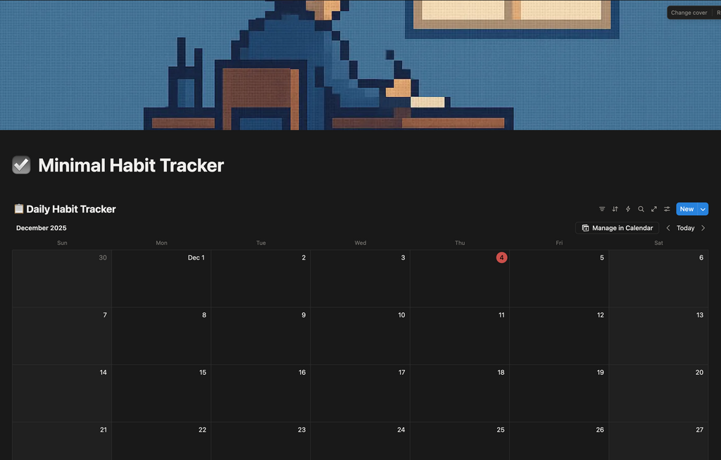 Mini Tracker Template