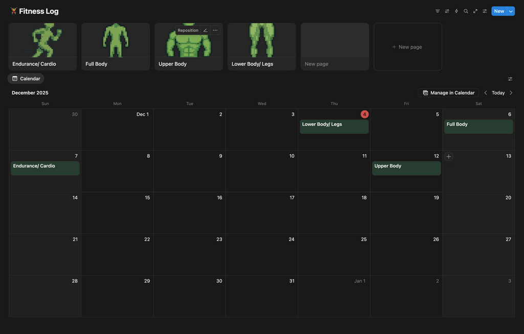 Mini Tracker Template