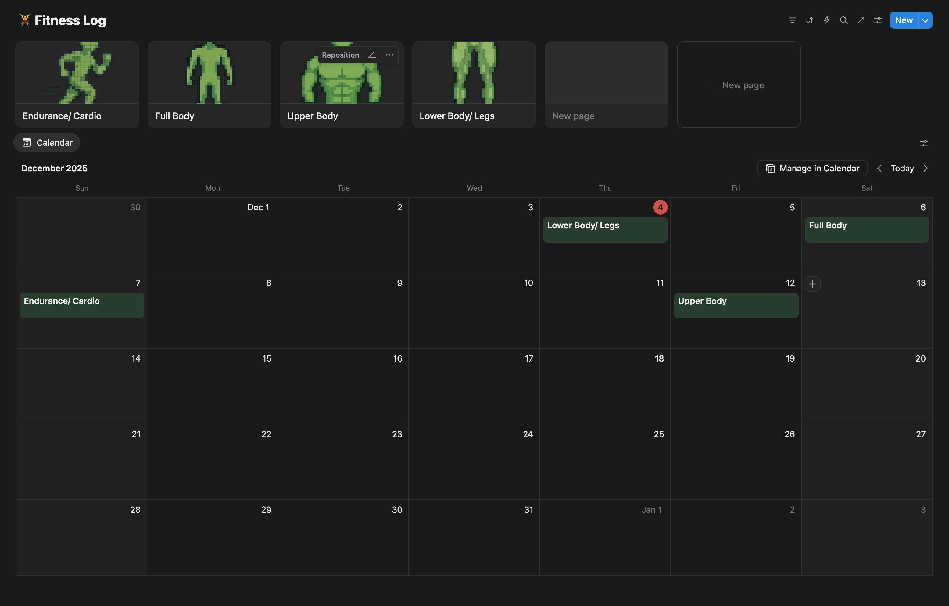Mini Tracker Template
